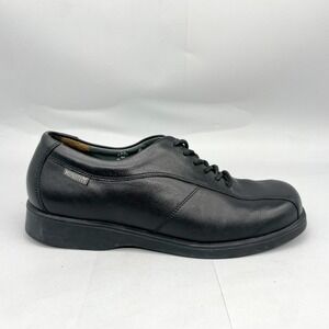 Mephisto Mens 7.5 Oxfords Black Leather Lace Up Walking Shoes Comfort Casual